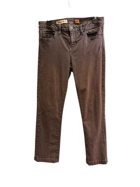 Pilcro Anthropologie Women’s Low Rise Gray Straight Leg Crop Jeans Sz 29